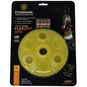 Starmark Flexgrip Ringer UFO Treat Toy Large