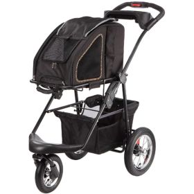 Petique 5 in 1 Pet Stroller Travel System Sunset Strip