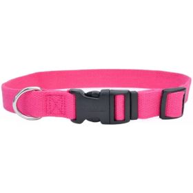 Coastal Pet New Earth Soy Adjustable Dog Collar Fuchsia (Option: 812"L x 5/8"W)