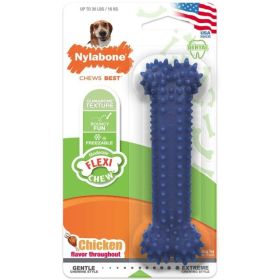 Nylabone Dental Chew Bone  Chicken Flavor (Option: Wolf (1 Pack))