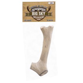 Big Sky Antler Chew for Dogs (Option: Large  1 Antler Dogs Over 110 lbs  (7" to 8" Chew))