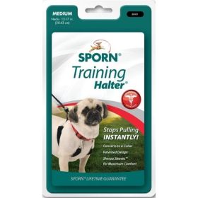 Sporn Original Training Halter for Dogs  Black (Option: Medium)