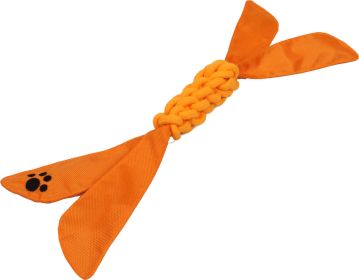 Extreme Twist' Squeek Dog Rope Toy (Option: Orange)